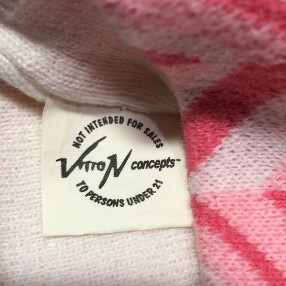 Corona Beer Womens Reversible Bone Knit Hat Cap Pink Mexico Cinco de Mayo Beanie - Picture 6 of 7